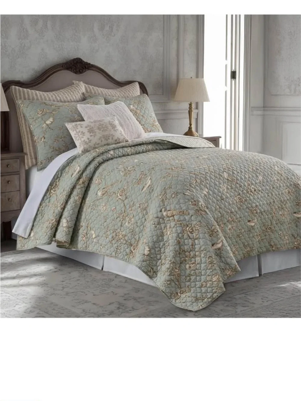 Levtex Home - Lyon Teal Comforter Set - King/Cal King Comforter Set